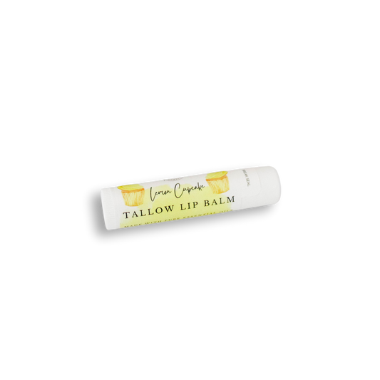 Lemon Cupcake Tallow Lip Balm | Seasonal