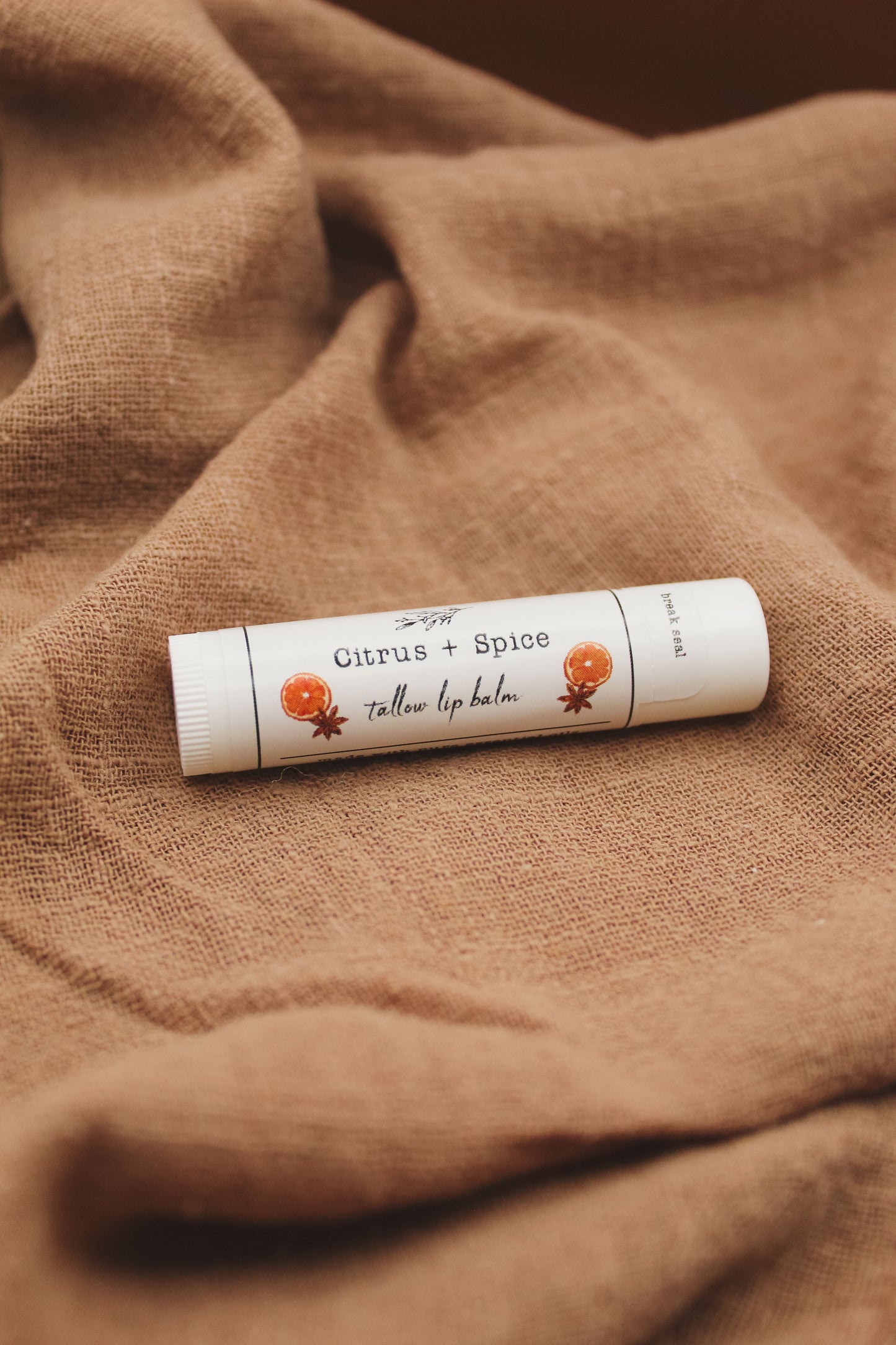 Citrus + Spice Tallow Lip Balm | Seasonal