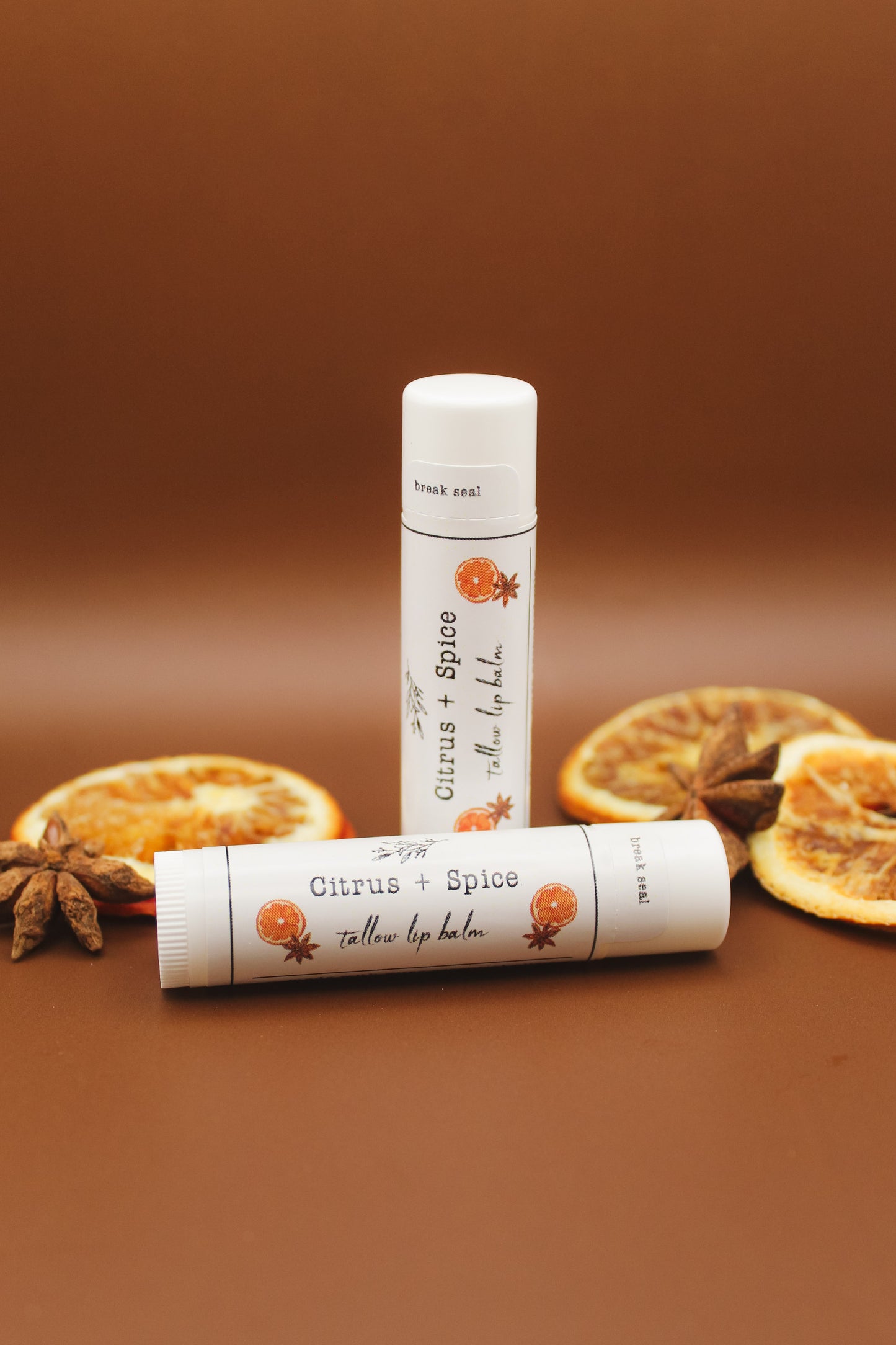 Citrus + Spice Tallow Lip Balm | Seasonal