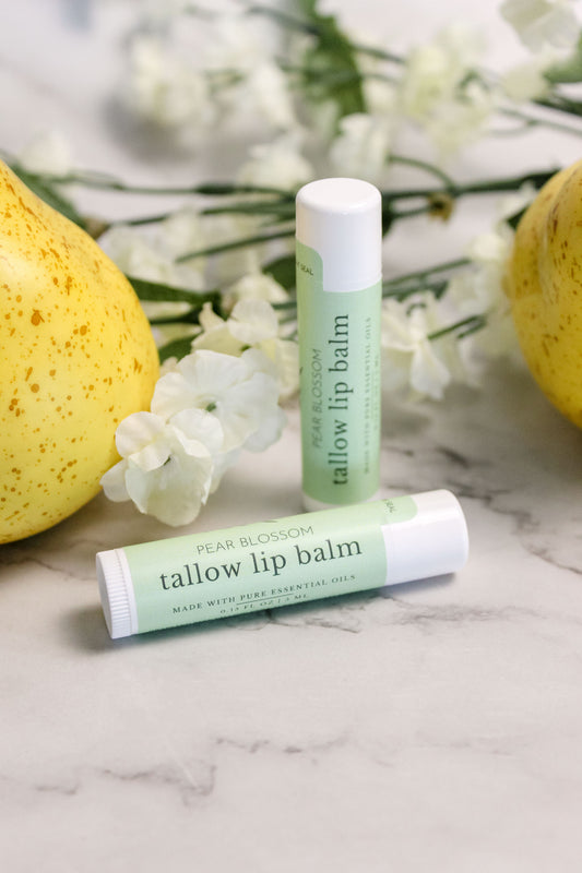 Pear Blossom Tallow Lip Balm | Seasonal
