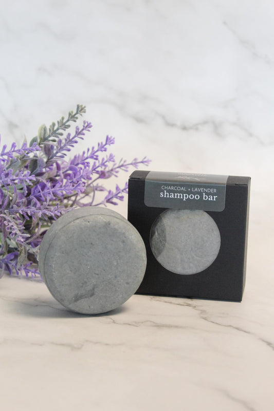 Charcoal + Lavender Shampoo Bar | Clarifying