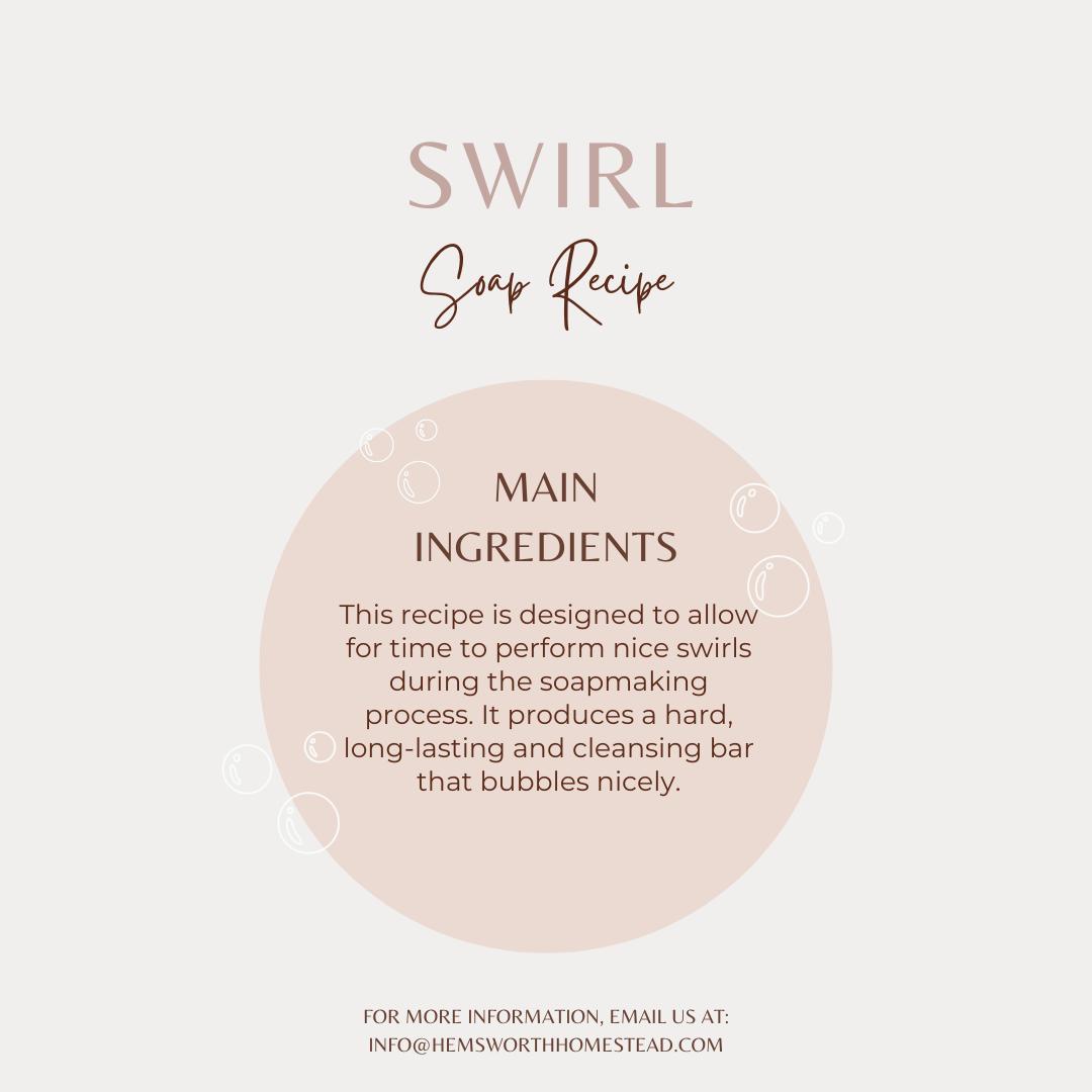 Bar Soaps: Swirl Recipe