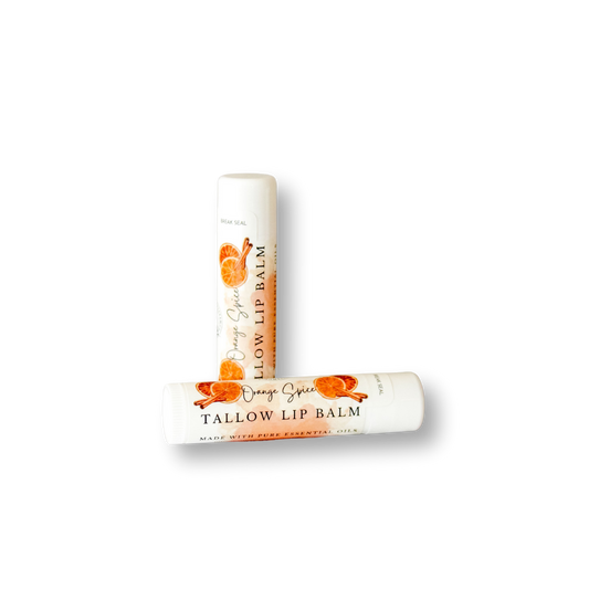 Orange Spice Tallow Lip Balm | Seasonal