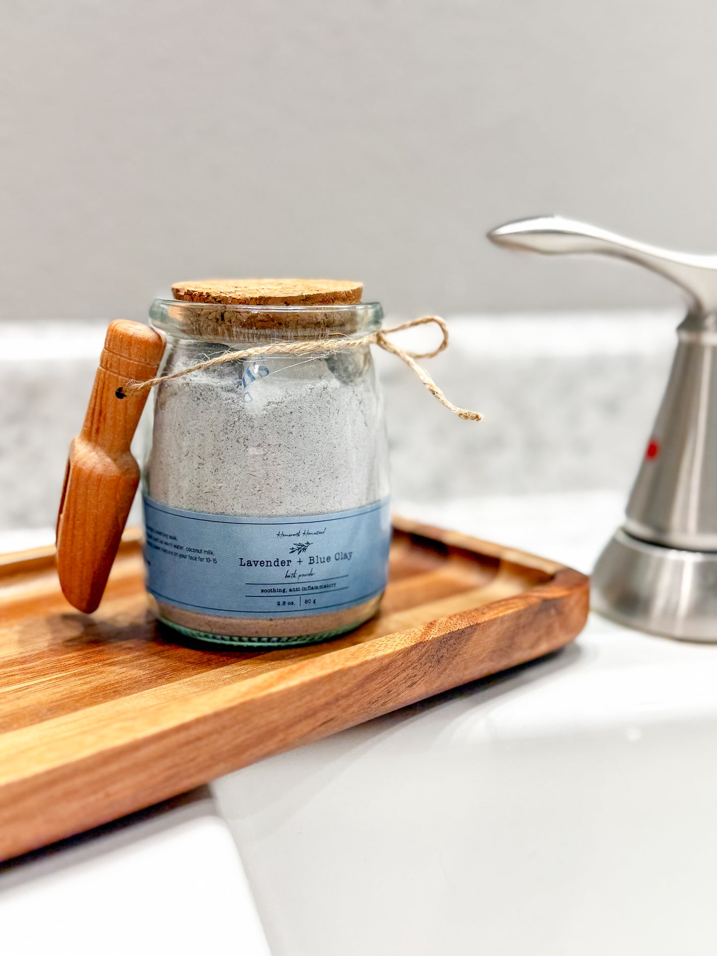 Lavender + Blue Clay Bath Powder