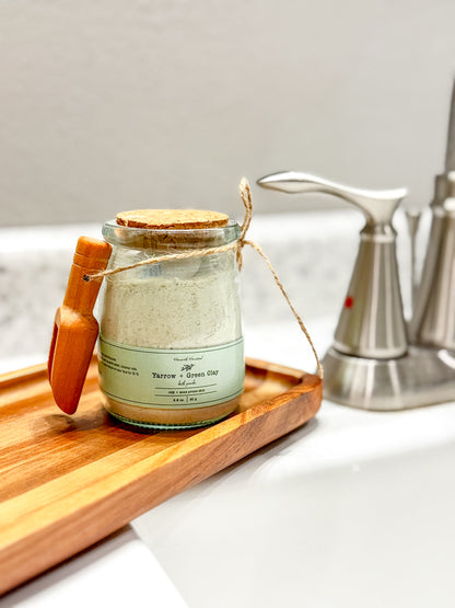 Yarrow + Green Clay Bath Powder