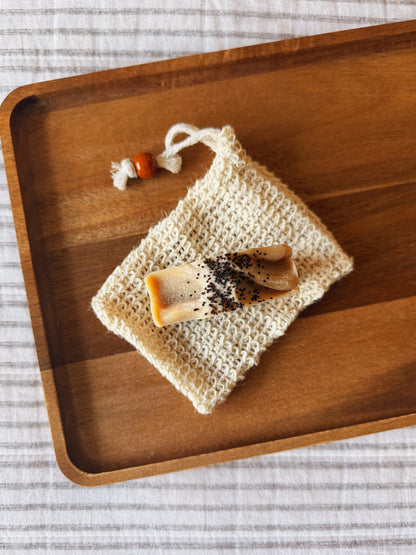 Natural Sisal Soap Saver Bag