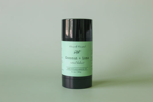 Coconut + Lime Natural Deodorant