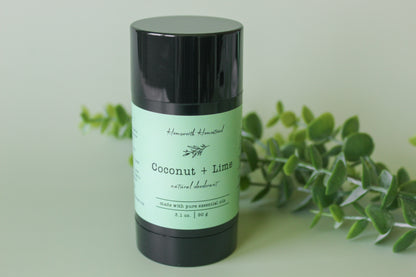 Coconut + Lime Natural Deodorant