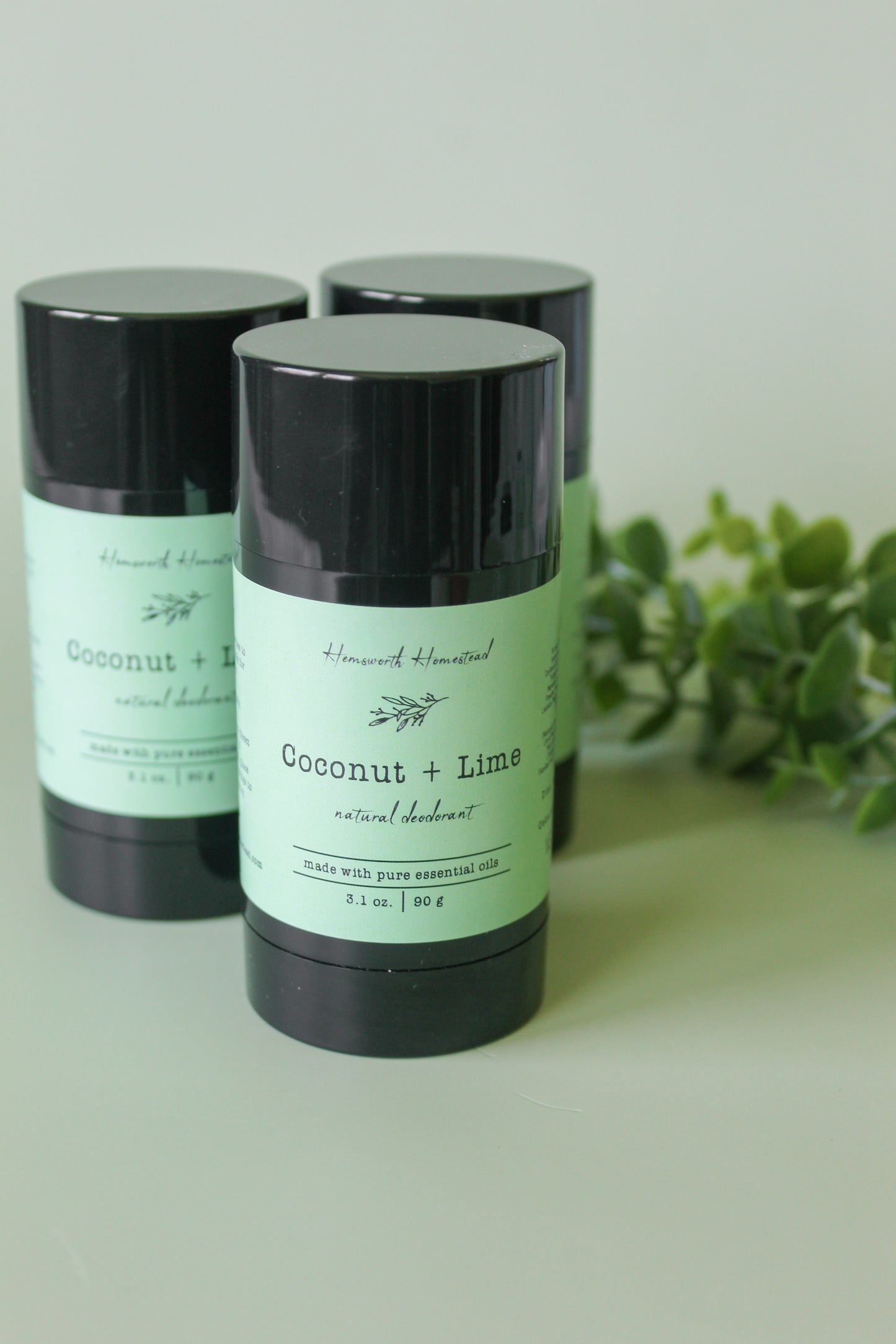 Coconut + Lime Natural Deodorant