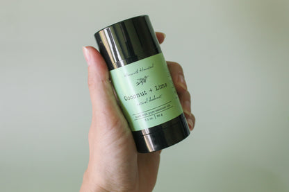 Coconut + Lime Natural Deodorant