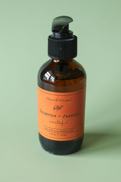 Tangerine + Jasmine Body Oil