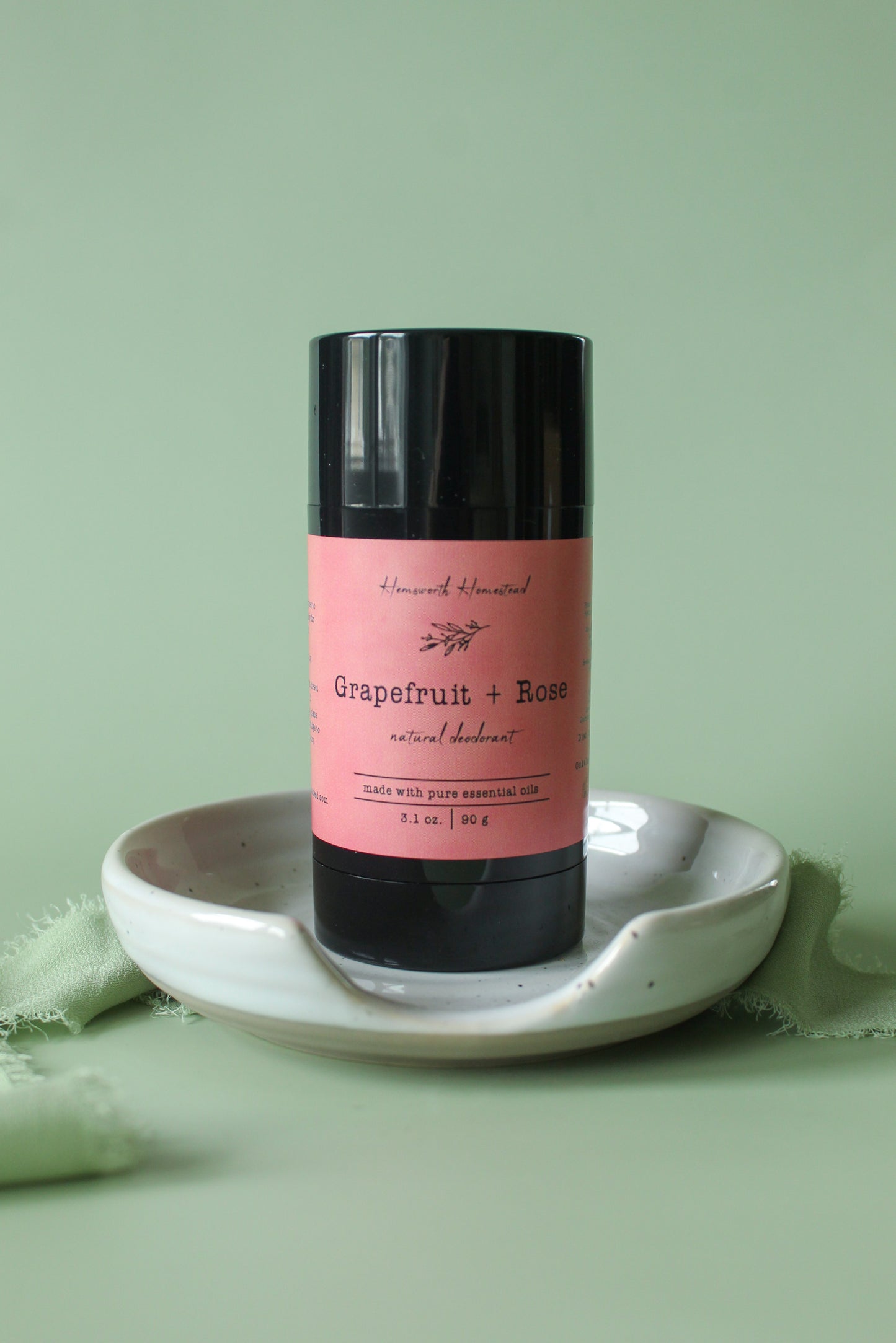 Grapefruit + Rose Natural Deodorant