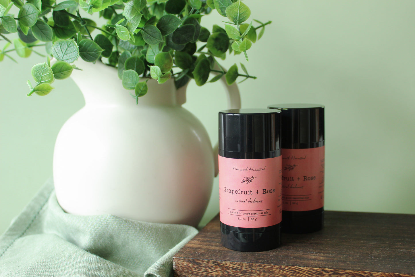 Grapefruit + Rose Natural Deodorant