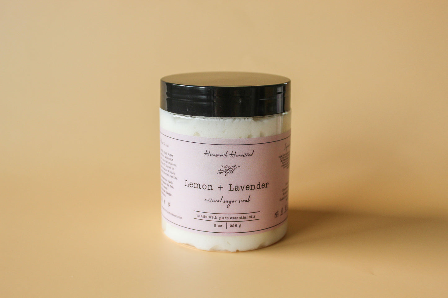 Lemon + Lavender Sugar Scrub