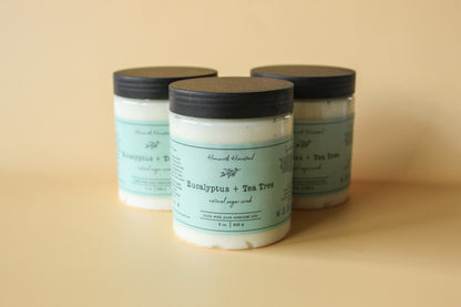 Eucalyptus + Tea Tree Sugar Scrub