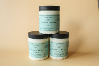 Eucalyptus + Tea Tree Sugar Scrub