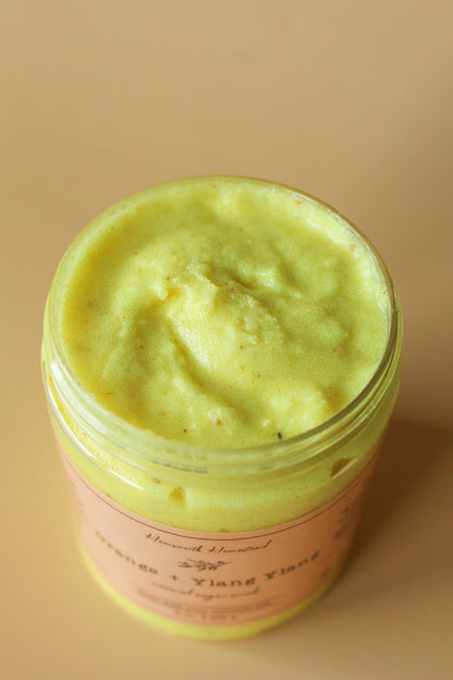 Orange + Ylang Ylang Sugar Scrub