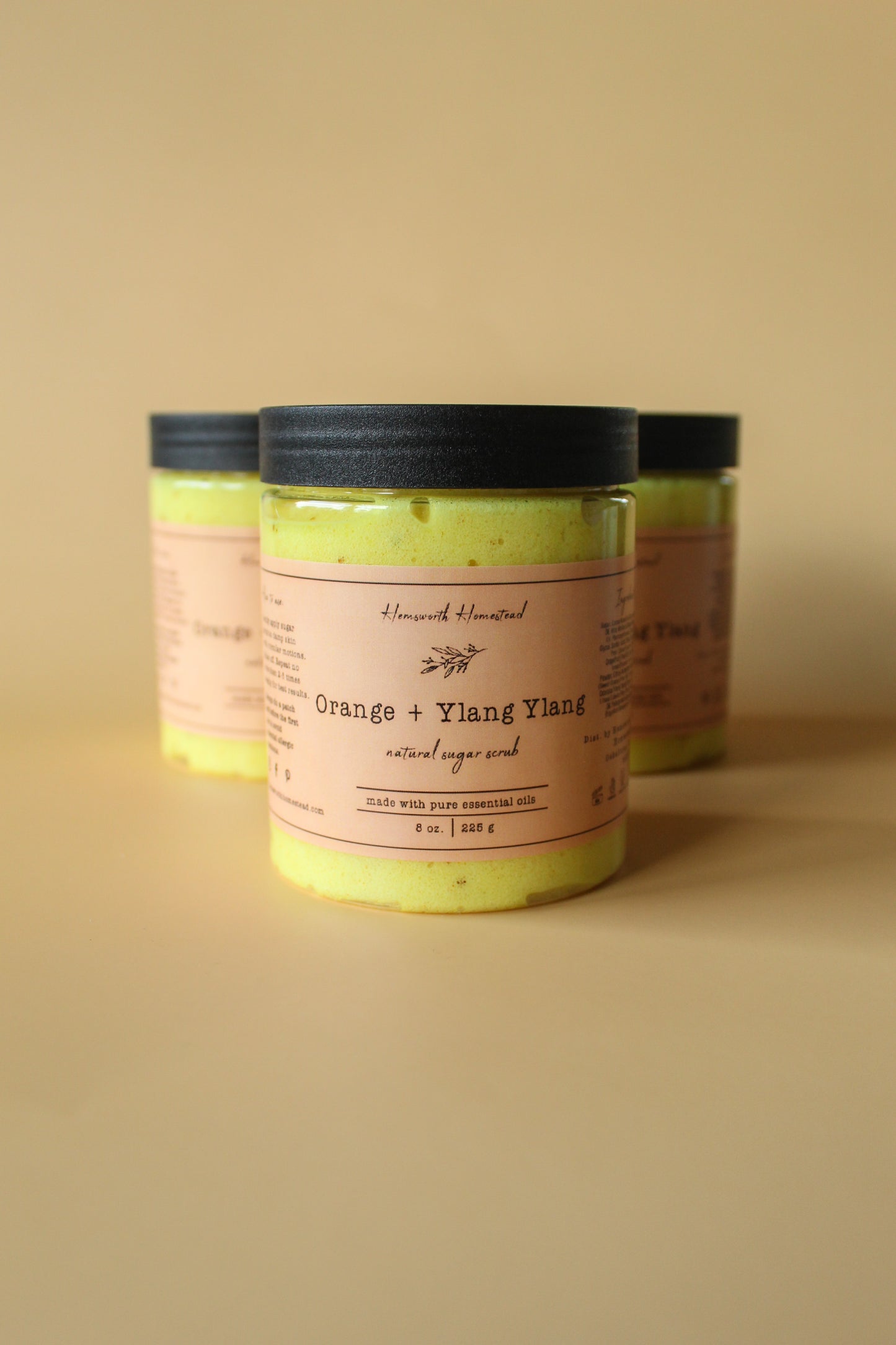 Orange + Ylang Ylang Sugar Scrub