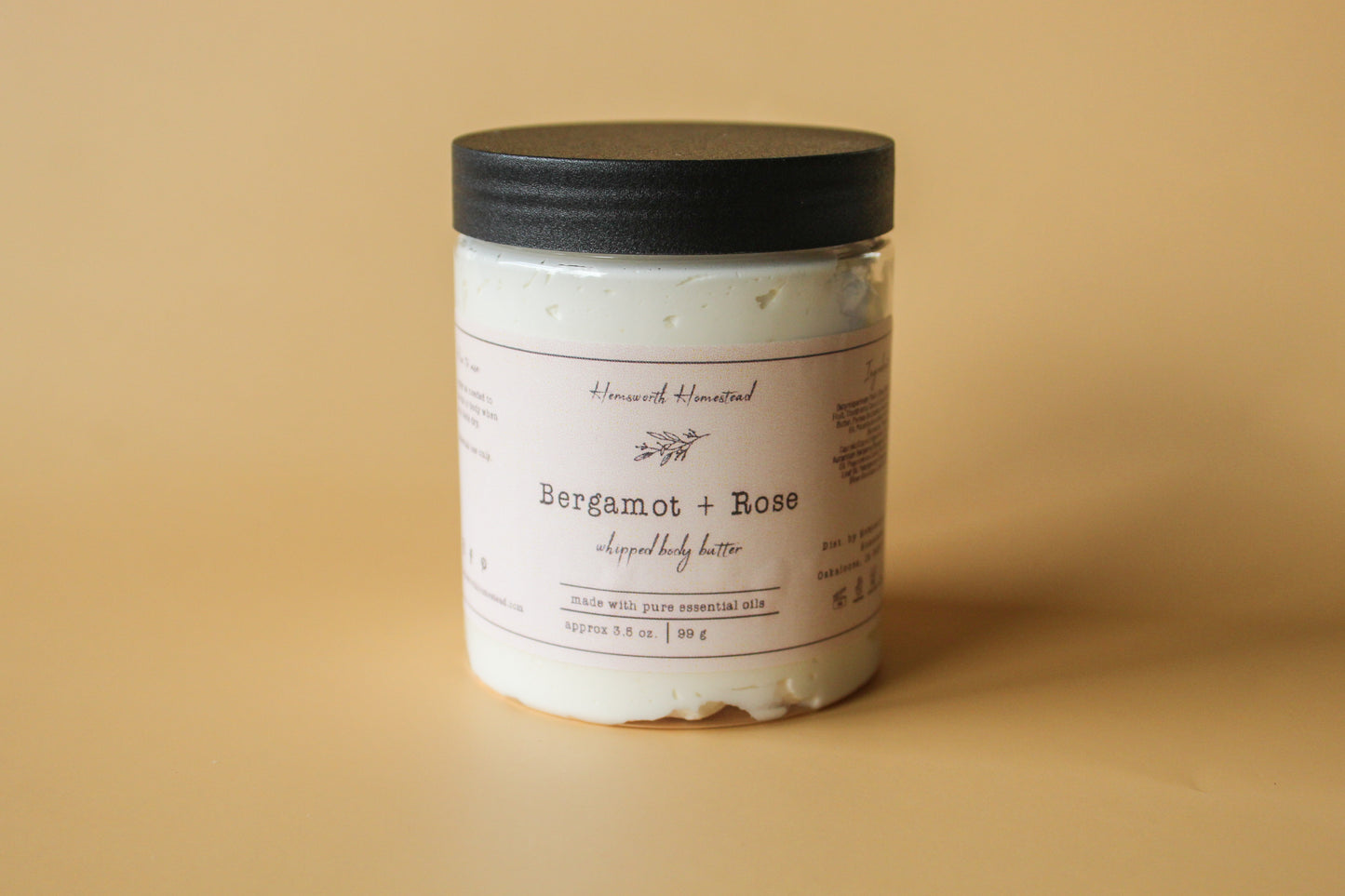 Bergamot + Rose Whipped Body Butter