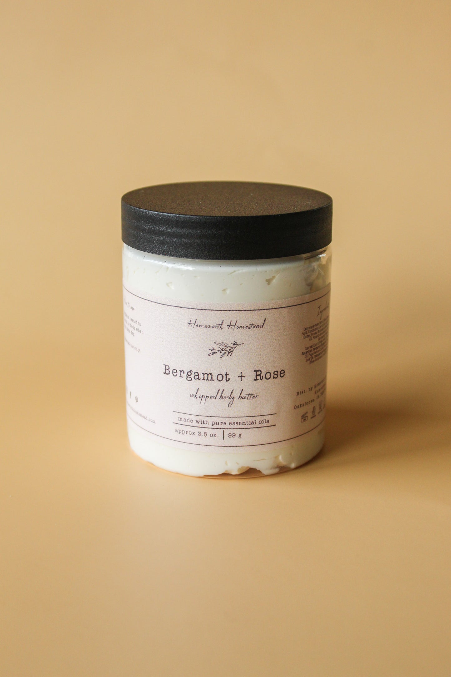 Bergamot + Rose Whipped Body Butter