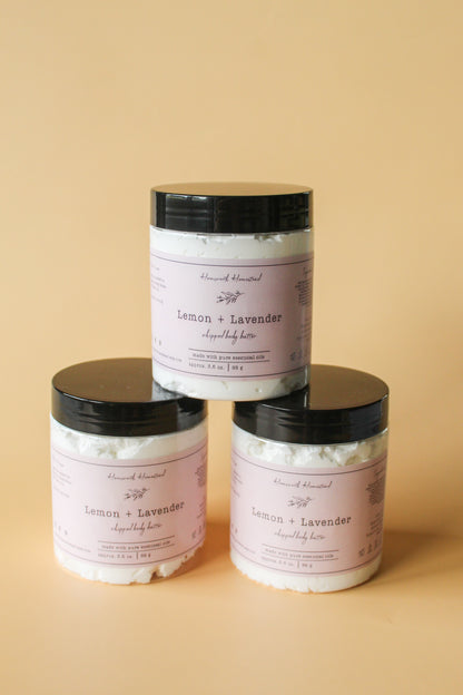 Lemon + Lavender Whipped Body Butter