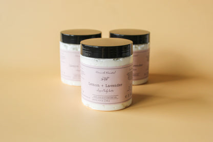 Lemon + Lavender Whipped Body Butter