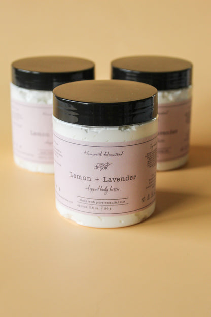 Lemon + Lavender Whipped Body Butter