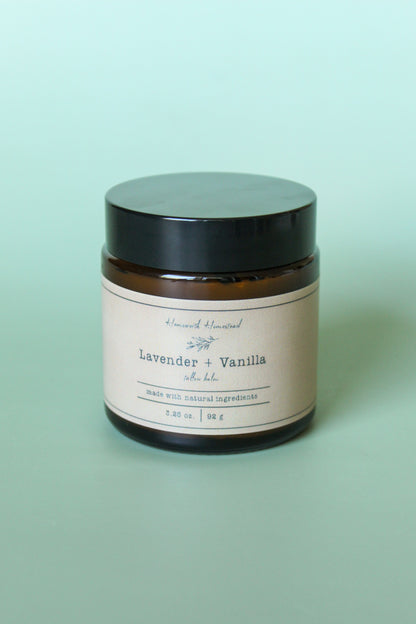 Lavender + Vanilla Tallow Balm