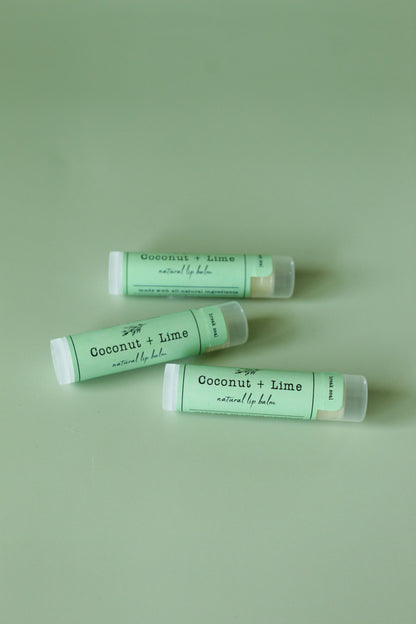 Coconut + Lime Lip Balm