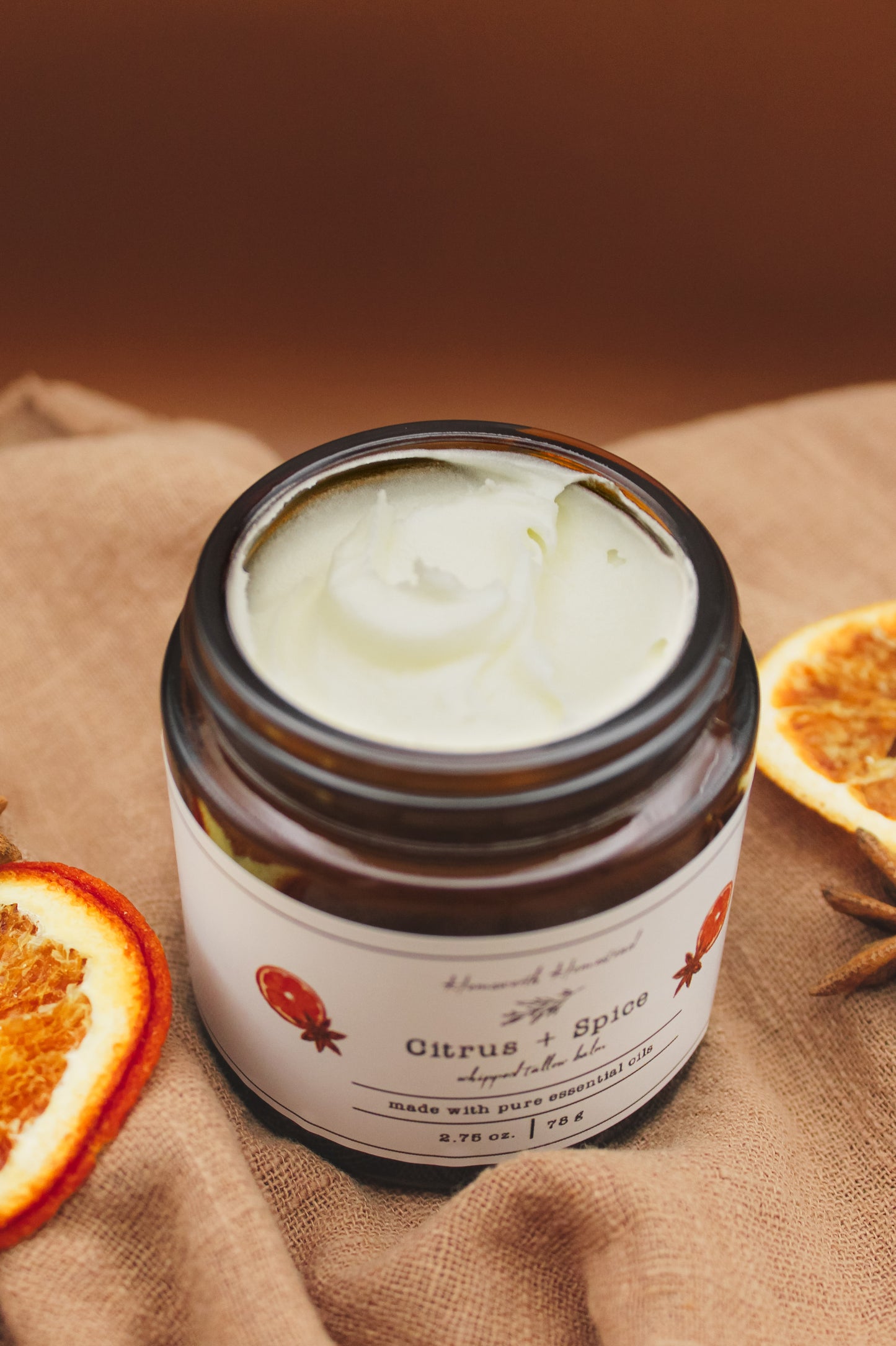 Citrus + Spice Whipped Tallow Balm