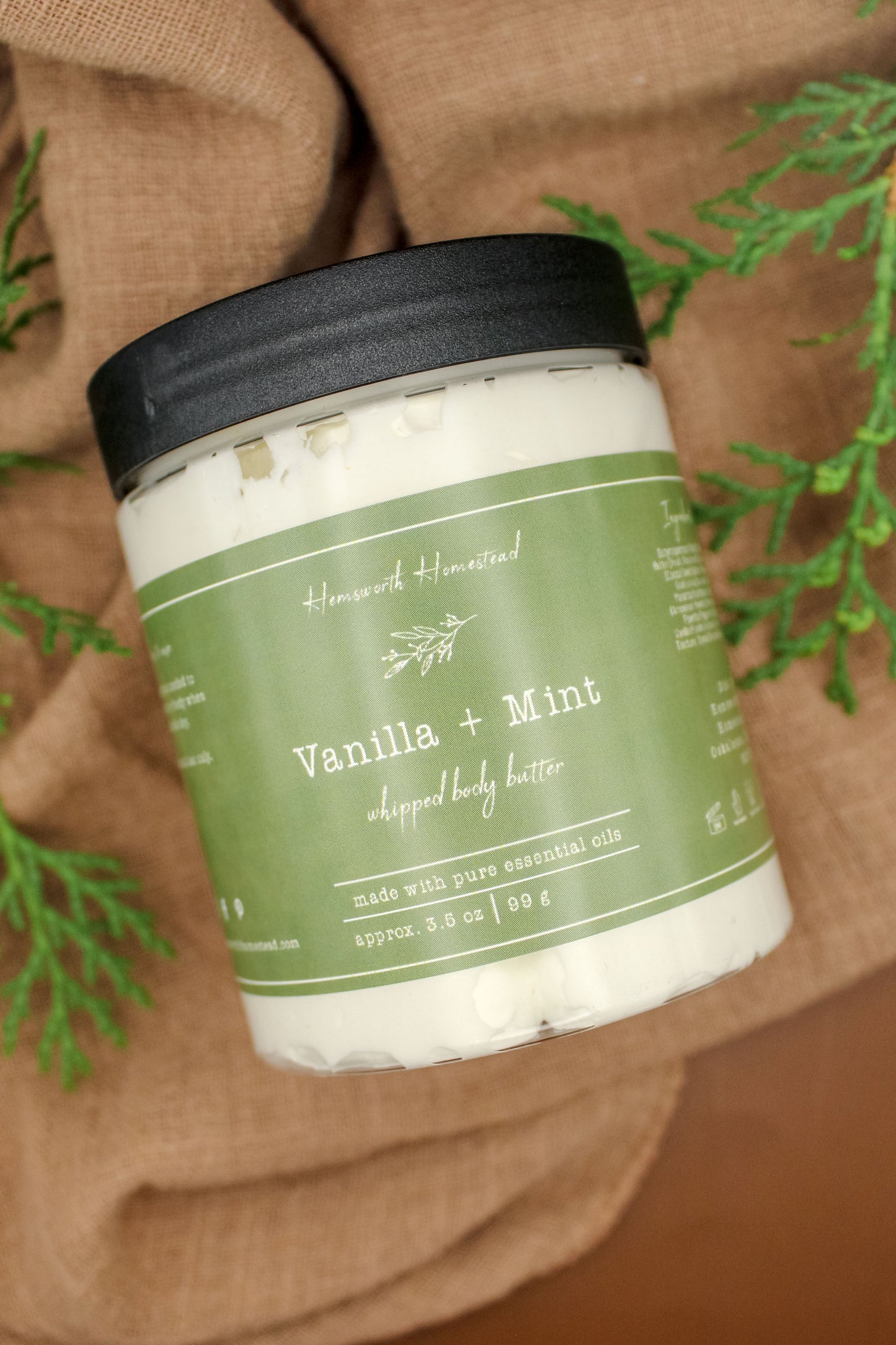 Vanilla + Mint Whipped Body Butter