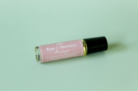 Rose + Patchouli Roll-on Perfume
