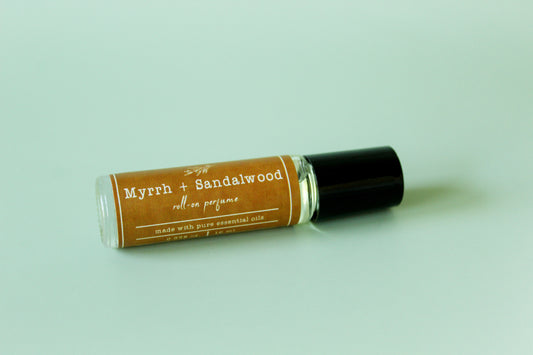 Myrrh + Sandalwood Roll-on Perfume