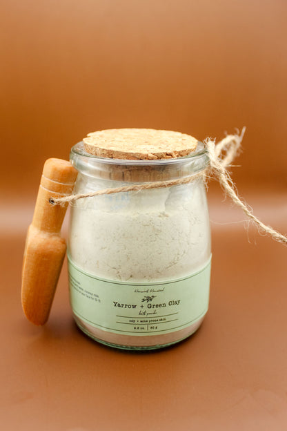 Yarrow + Green Clay Bath Powder