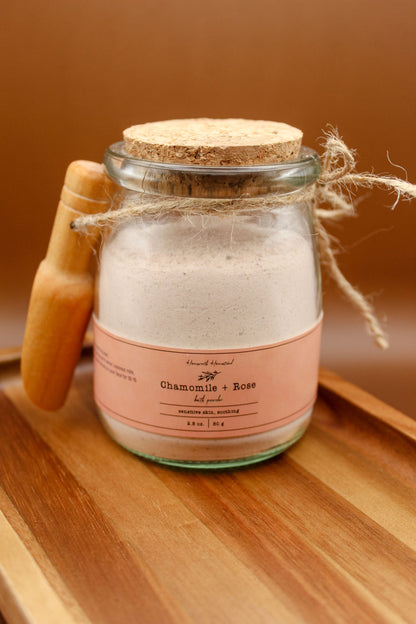 Chamomile + Rose Bath Powder