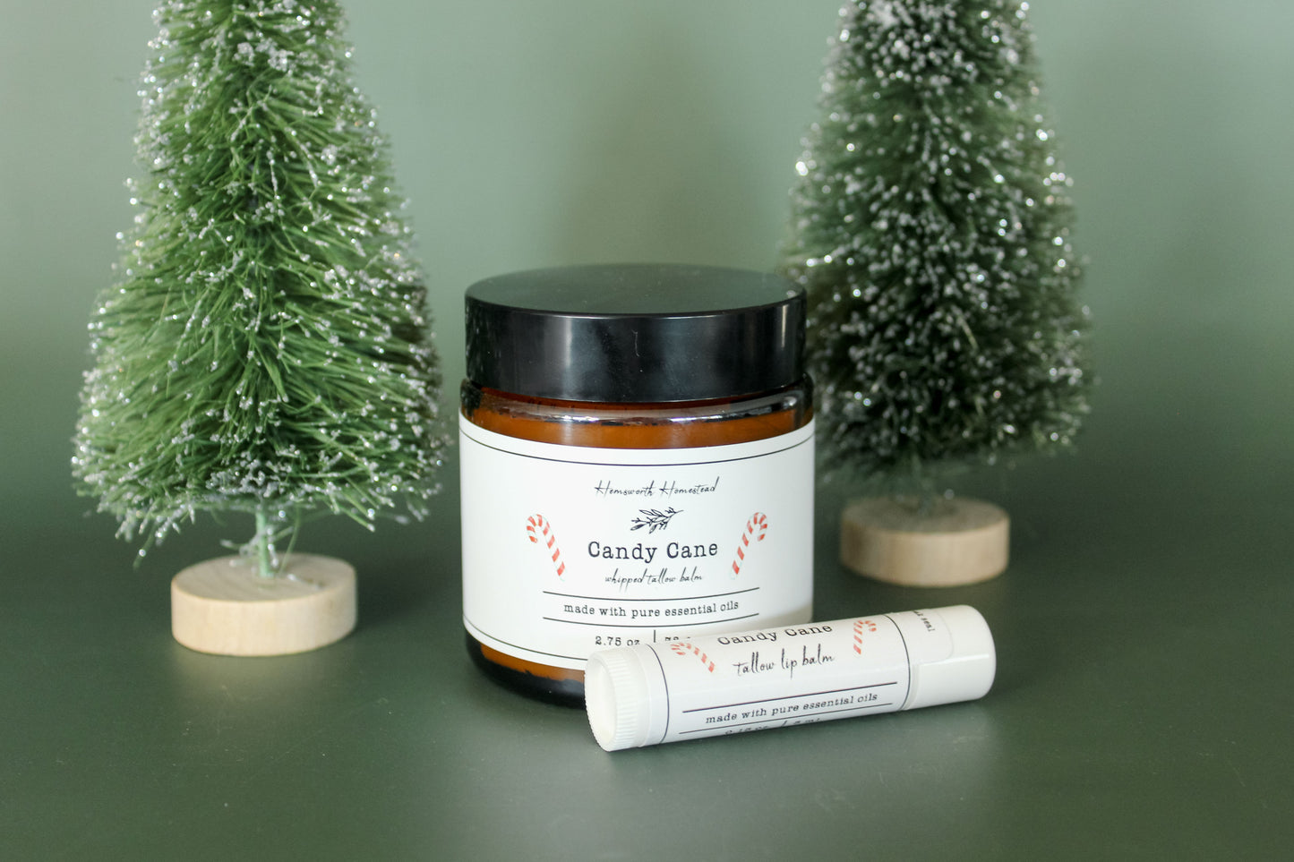 Candy Cane Tallow Gift Set