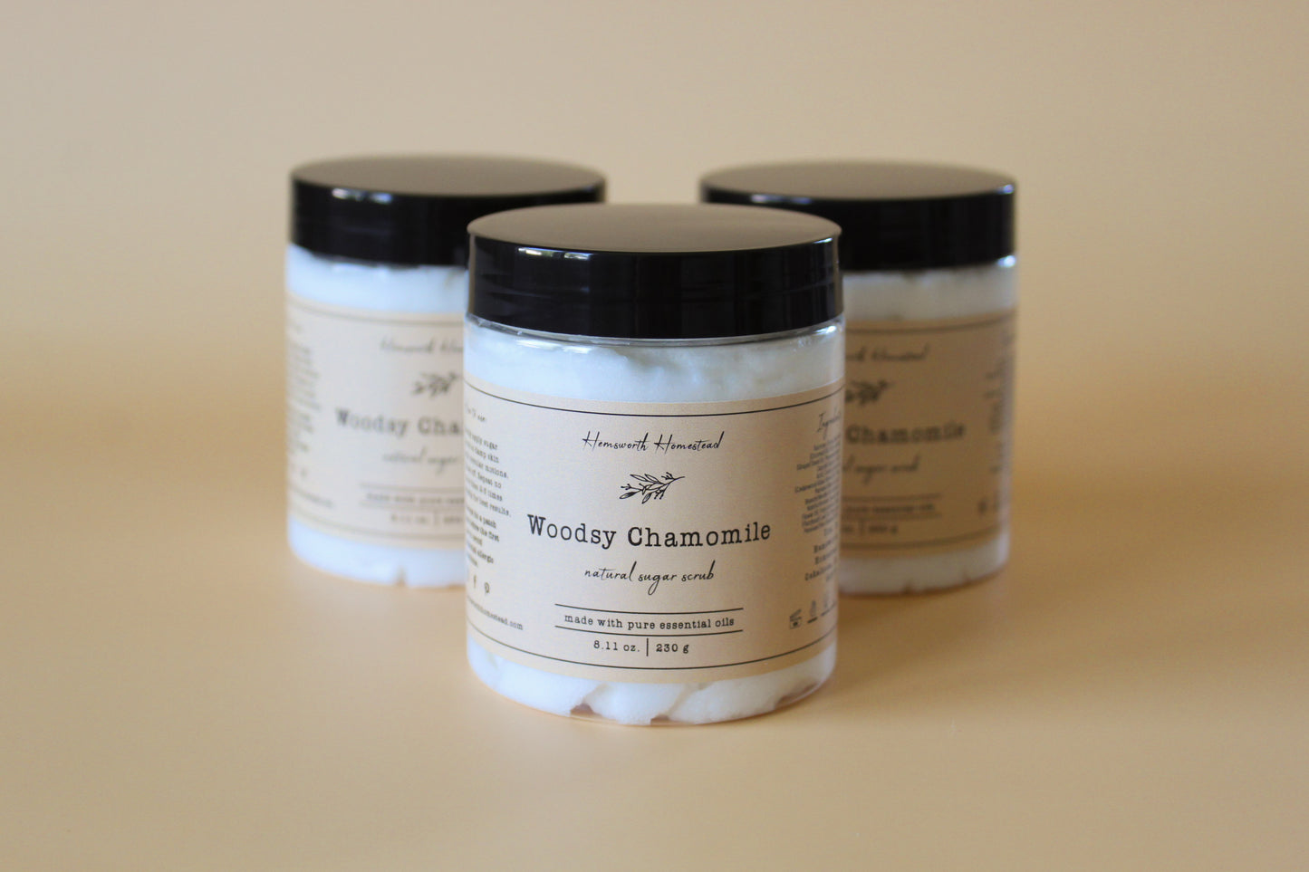 Woodsy Chamomile Sugar Scrub