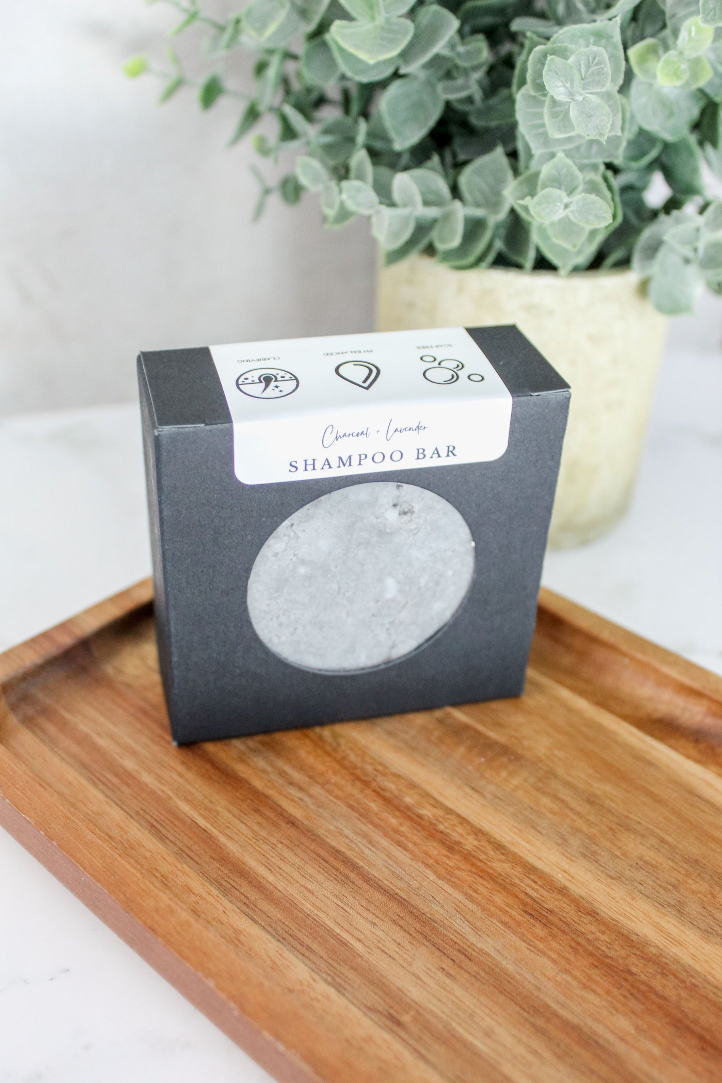 Charcoal + Lavender Shampoo Bar | Clarifying