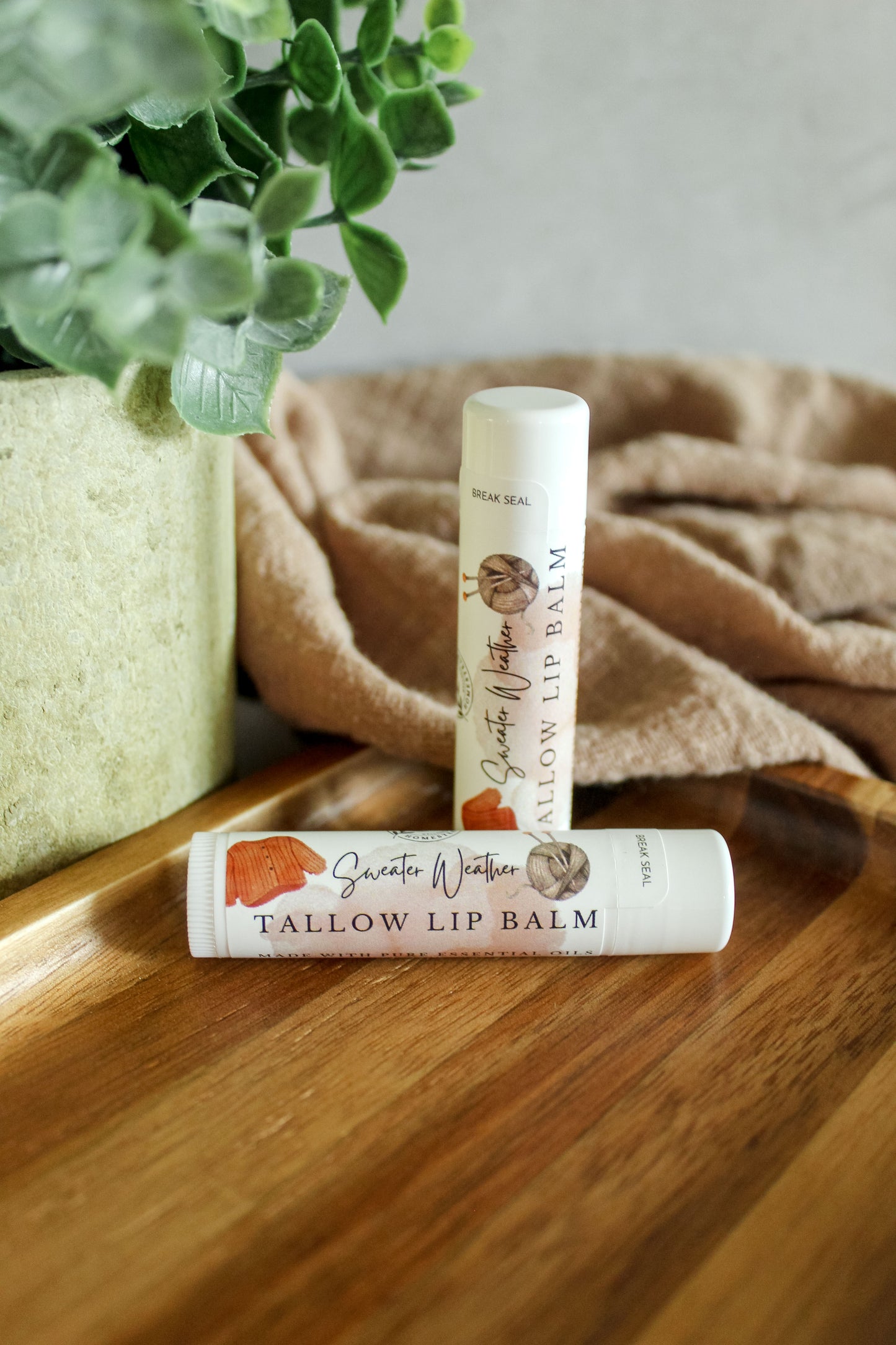 Sweater Weather Tallow Lip Balm | Seasonal