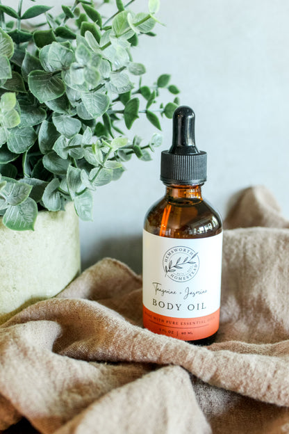 Tangerine + Jasmine Body Oil