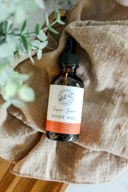 Tangerine + Jasmine Body Oil