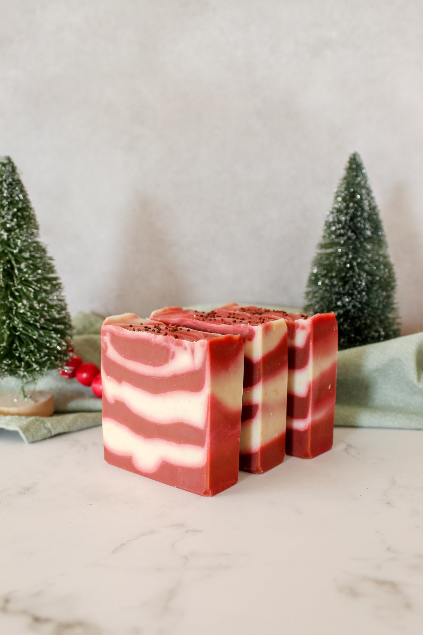 Candy Cane Bar Soap | Seasonal