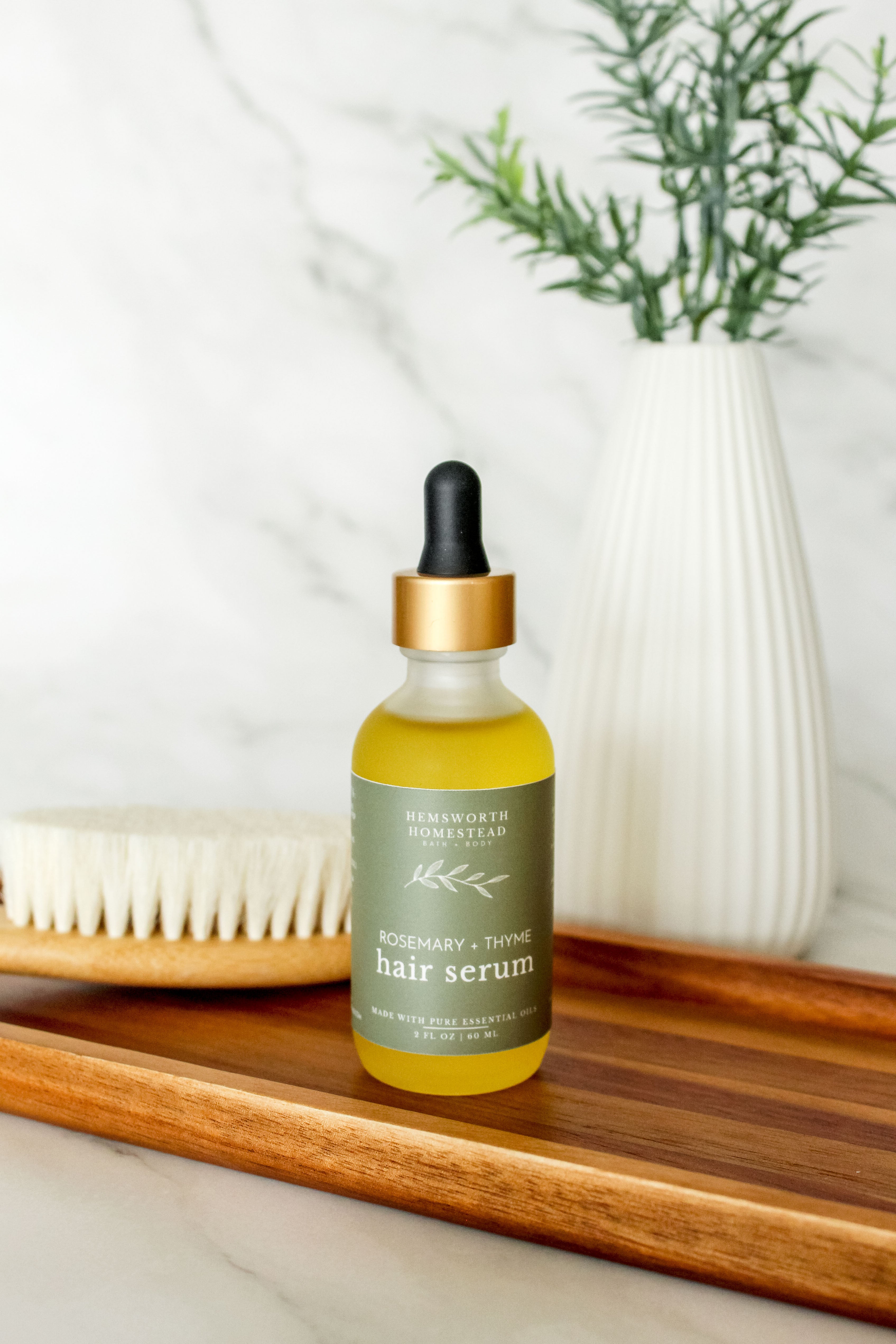 Rosemary + Thyme Hair Serum – Hemsworth Homestead