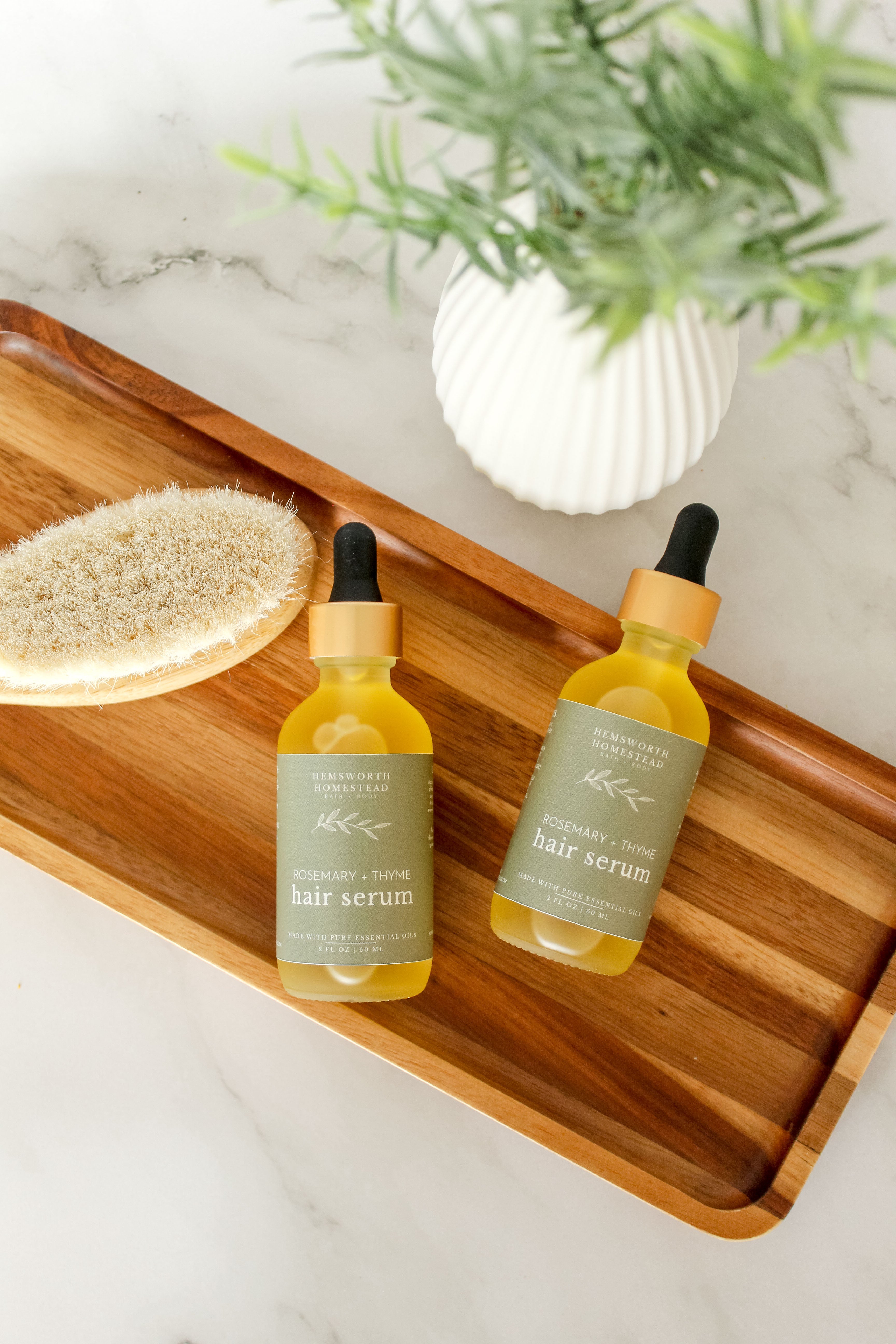 Rosemary + Thyme Hair Serum – Hemsworth Homestead