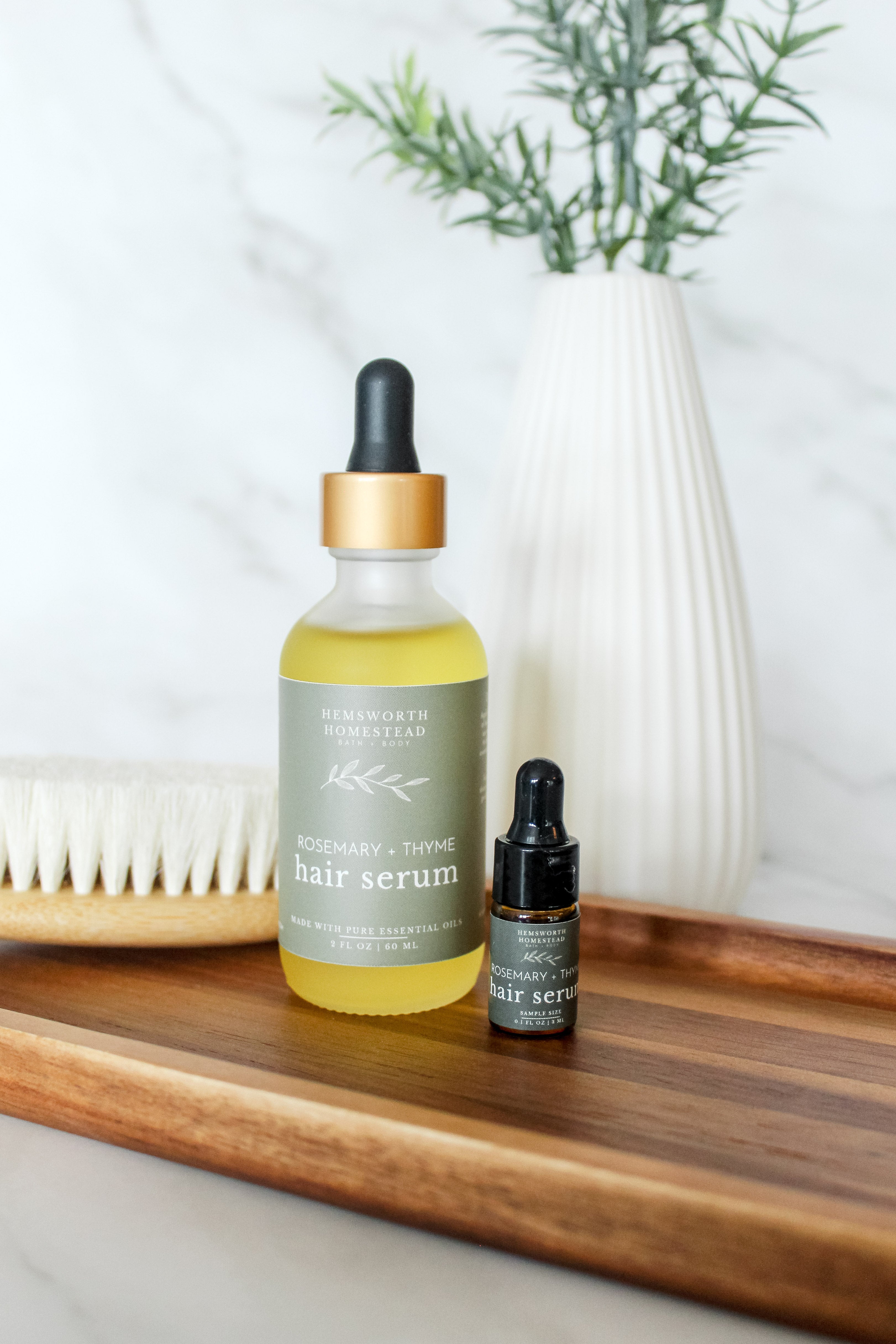 Rosemary + Thyme Hair Serum – Hemsworth Homestead