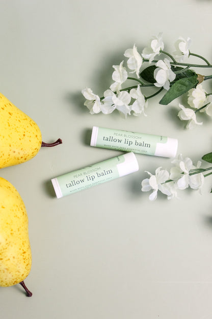 Pear Blossom Tallow Lip Balm | Seasonal