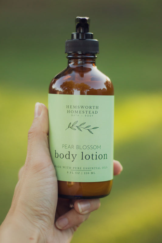 Pear Blossom Body Lotion | Floral Jojoba Lotion | Seasonal