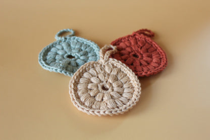 Hand Crocheted Facial Rounds