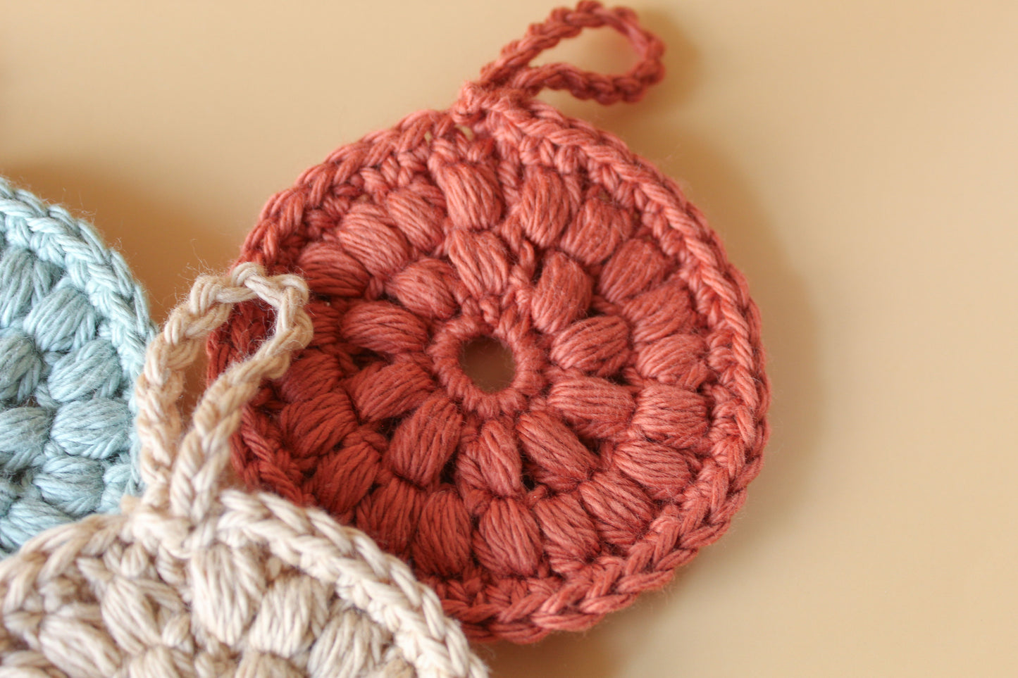 Hand Crocheted Facial Rounds