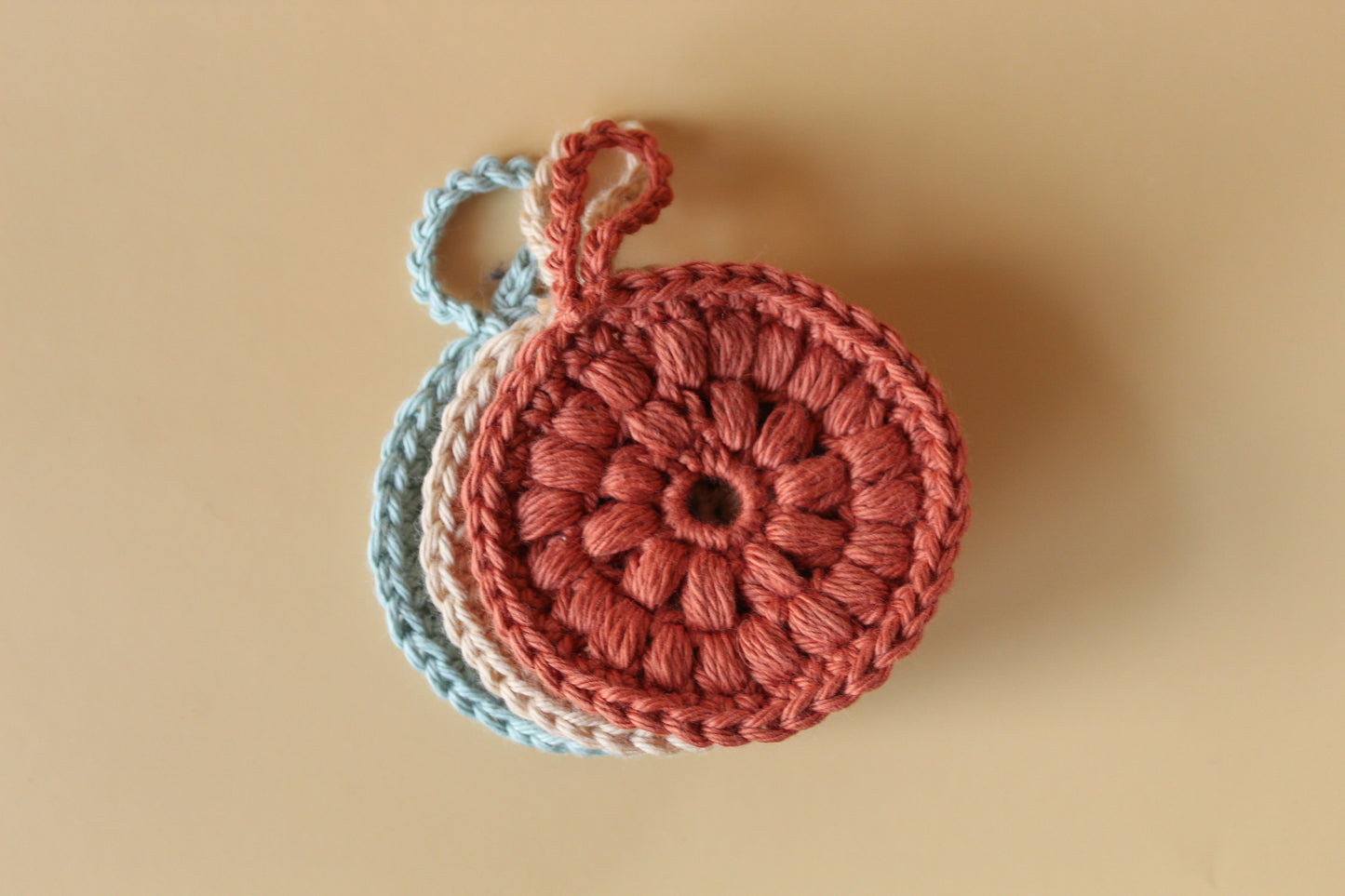 Hand Crocheted Facial Rounds